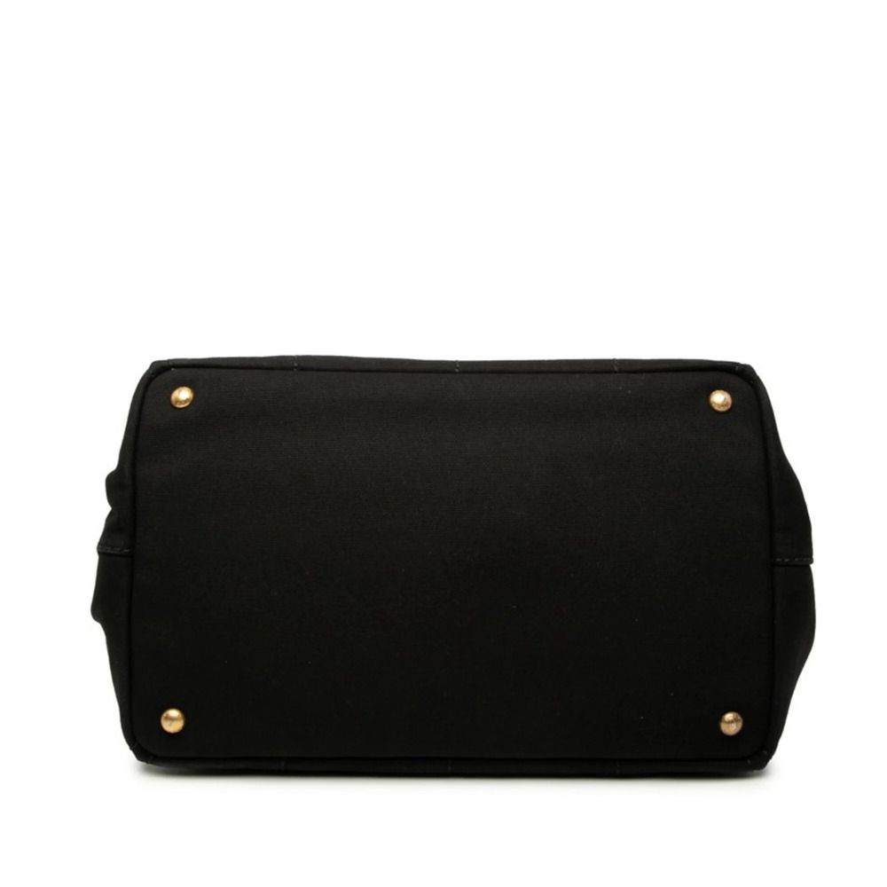 PRADA Black Canvas Shoulder Bag - Picture 3 of 6